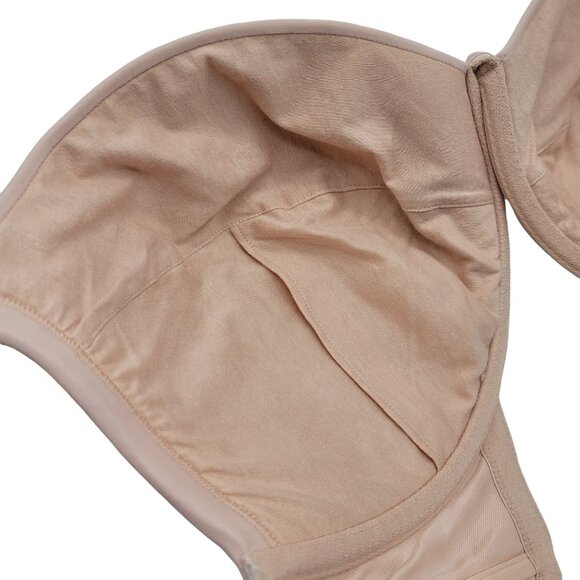 Cacique Convertible Bra Nude Size 42F Plunge Light Padding Sensual Underwire NWT - Picture 4 of 11